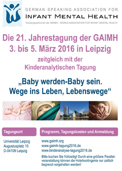 21. GAIMH-Jahrestagung in Leipzig
